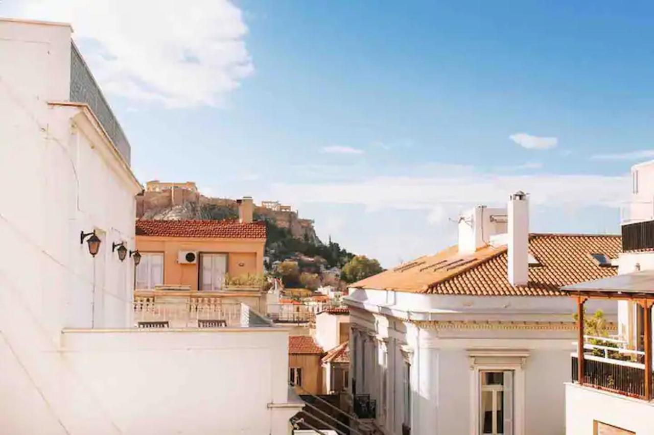 Ferienwohnung A Masterpiece In Plaka With Big Balcony And Acropolis View Athen Exterior foto