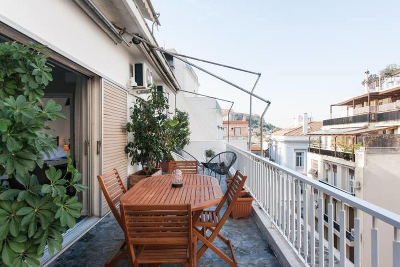 Ferienwohnung A Masterpiece In Plaka With Big Balcony And Acropolis View Athen Exterior foto